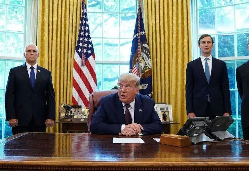 El presidente de EEUU, Donald Trump, da una rueda de prensa en la Casa Blanca, Washington, el 11 de septiembre de 2020. (Reuters)