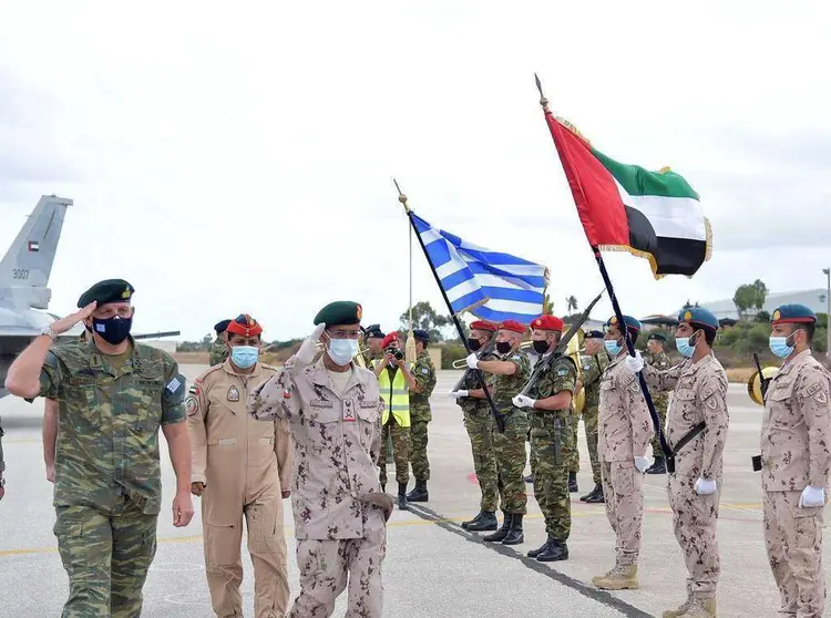 Ejercicios militares de EAU en Grecia. (WAM)