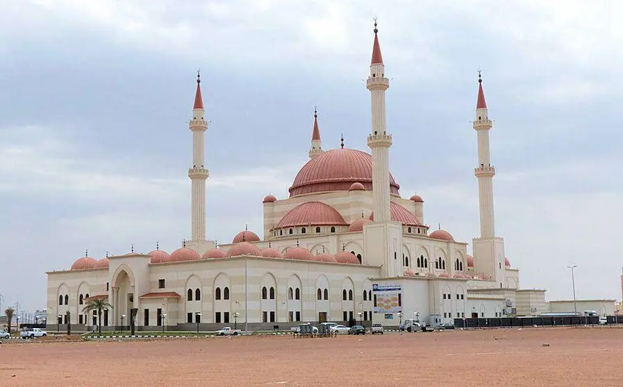 Una mezquita en la ciudad saudí de Hail.