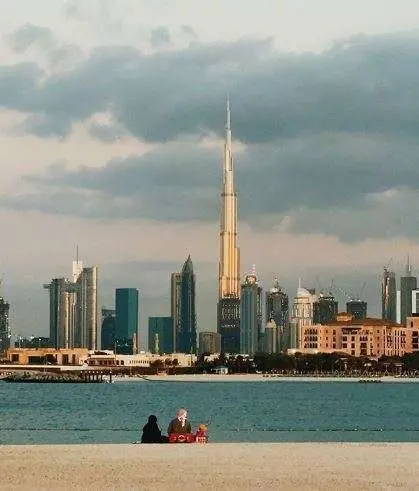 Una imagen del centro de Dubai. 