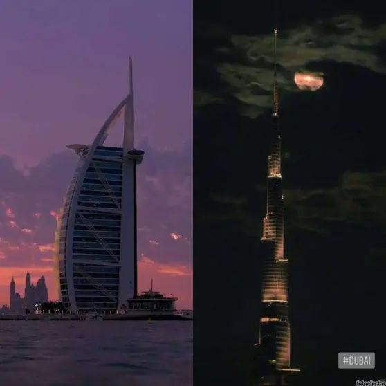 Monumentos urbanos en Dubai. (EL CORREO)