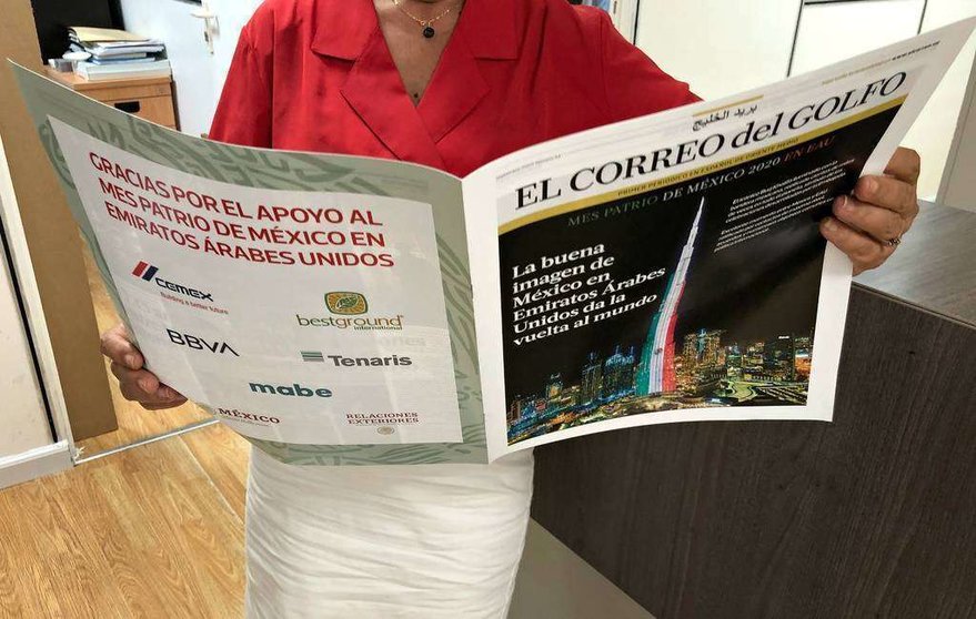 El especial impreso de EL CORREO DEL GOLFO sobre el Mes Patrio de México 2020 en Emiratos Árabes ya se distribuye en cientos de puntos de Dubai y Abu Dhabi. (EL CORREO)