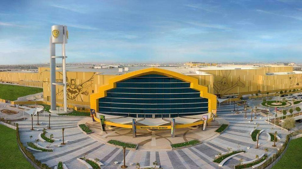 La azotea solar en el parque de Abu Dhabi Warner Bros World. (Masdar)