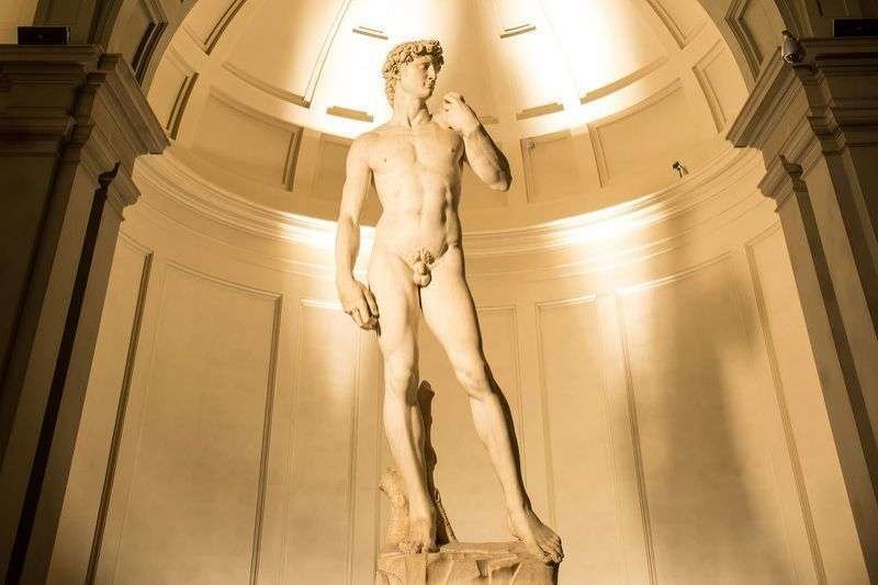 El David original en Florencia. (Fuente externa)