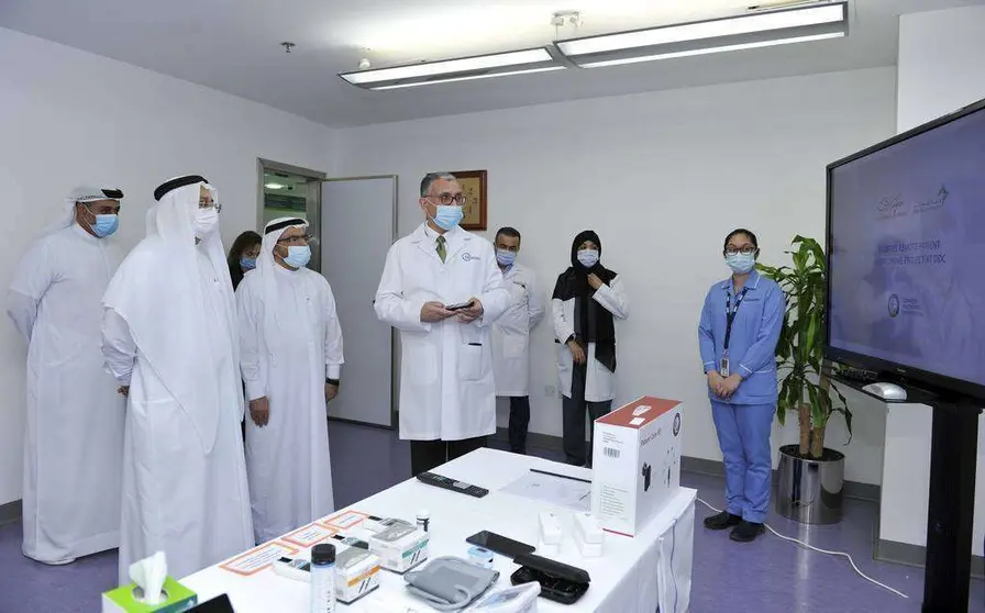 Personal sanitario en Emiratos Árabes Unidos. (WAM)