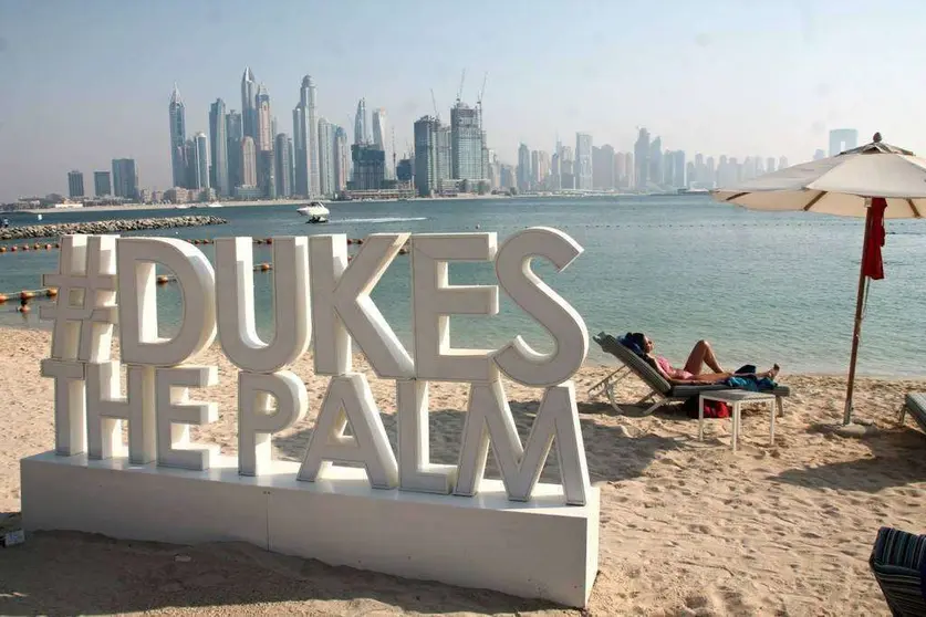 Una imagen de un hotel en La Palmera de Dubai. (EL CORREO)