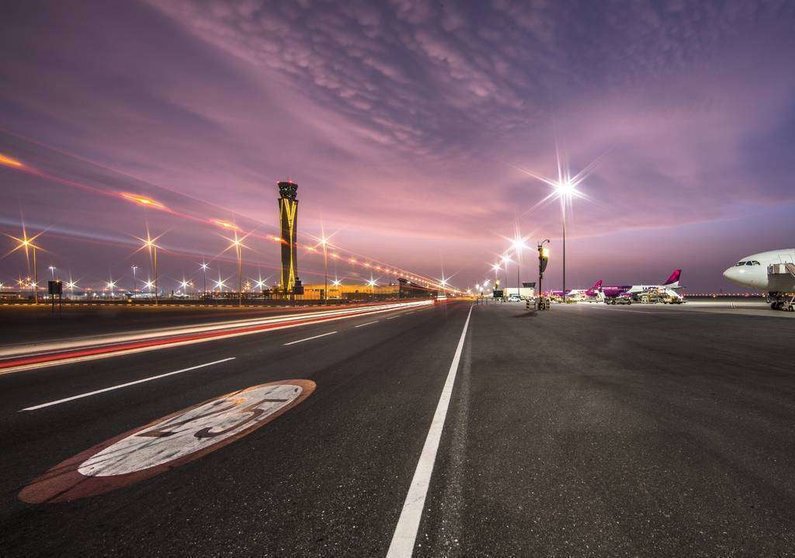 El aeropuerto Dubai World Central en el sur del emirato. (WAM)