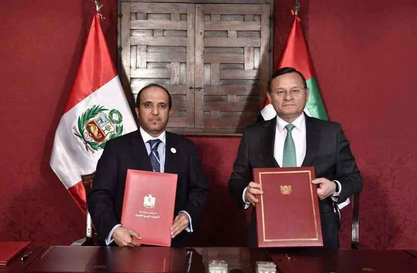 Un momento del acto celebrado en el Ministerio de Asuntos Exteriores de Perú.