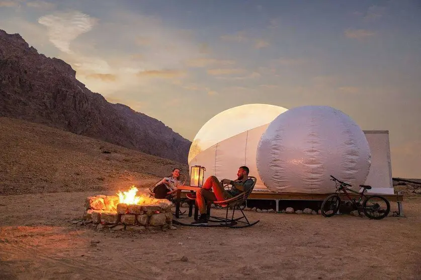 Una imagen del parque del desierto Jebel Hafit en la ciudad de Al Ain. (WAM)