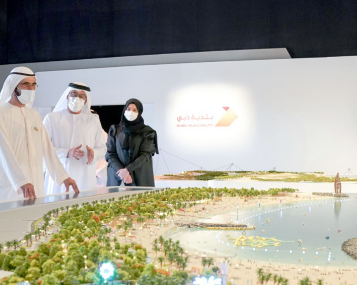 Dubai Media Office difundió esta imagen de uno de los nuevos proyectos.