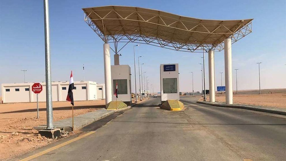 La frontera de Arar entre Irak y Arabia Saudita. (Al Arabiya)