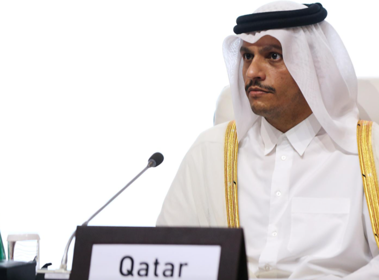 El viceprimer ministro y ministro de Relaciones Exteriores de Qatar, jeque Mohammed bin Abdulrahman al-Thani. (Reuters)