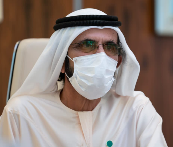 El jeque Mohammed bin Rashid Al Maktoum, vicepresidente y primer ministro de Emiratos Árabes Unidos y gobernante de Dubai. (Dubai Media Office)