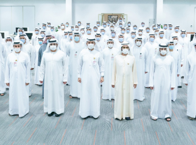 Una acto en EAU durante la era del coronaviurs. (Dubai Media Office)