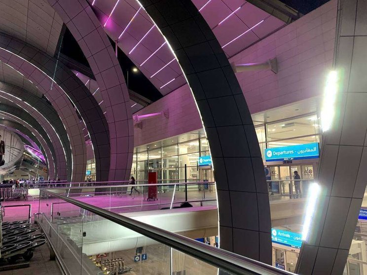 Una imagen de la Terminal 3 en el Aeropuerto Internacional de Dubai. (EL CORREO)