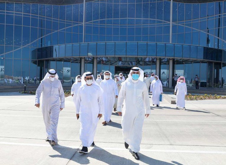 Un acto en Abu Dhabi en la era del coronavirus. (WAM)