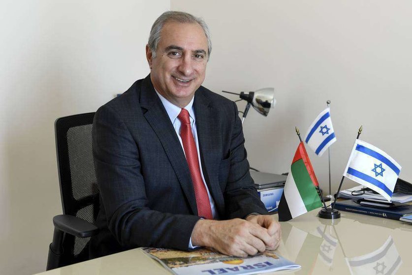 Eitan Naeh, Jefe de Misión de la Embajada de Israel en Abu Dhabi. (WAM)