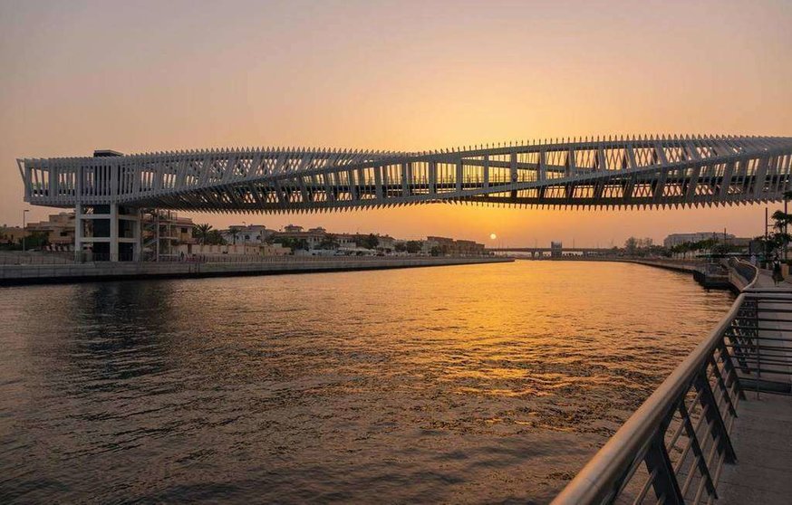 Una imagen del puente sobre el Gran Canal. (Dubai Media Office)