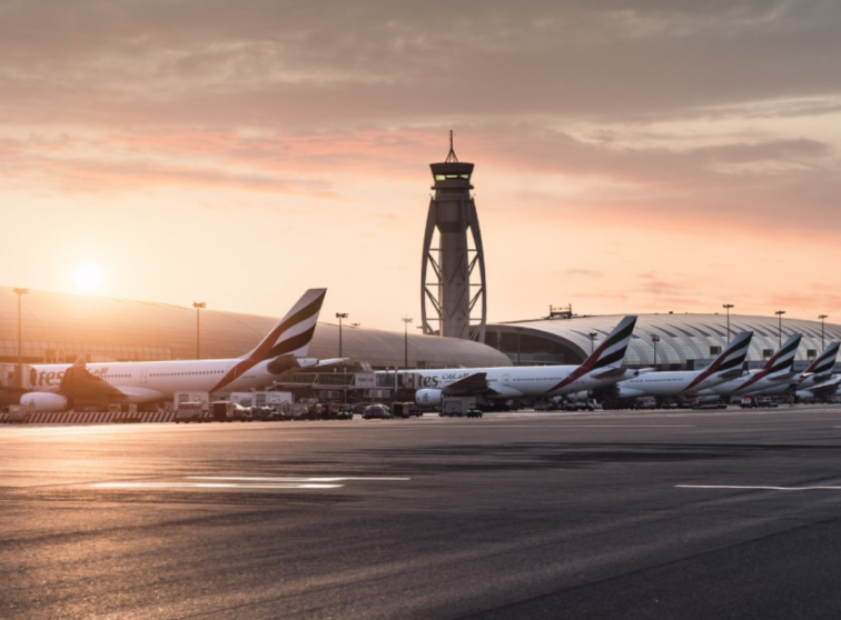 Una imagen del Aeropuerto Internacional de Dubai DXB. (Fuente Externa)
