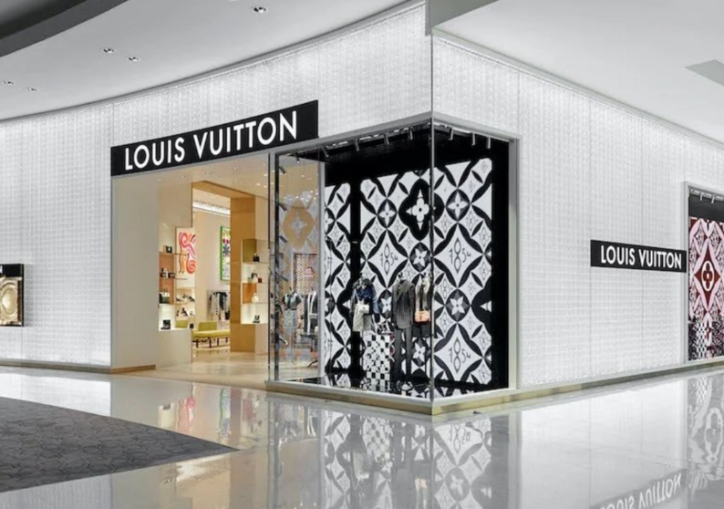 Tienda de Louis Vuitton en Dubai Mall. (Twitter)