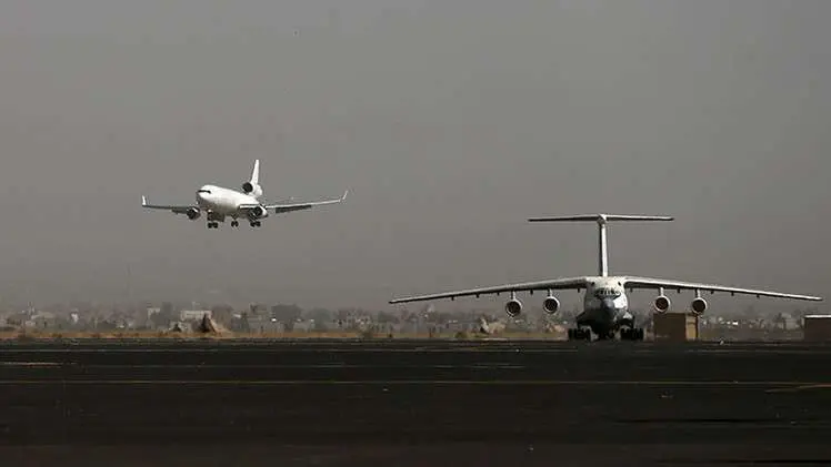 Aviones de la Coalición.