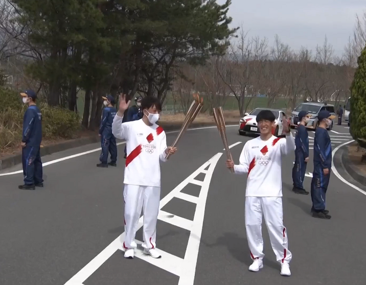 La antorcha olímpica está en camino. (Tokio 2020)