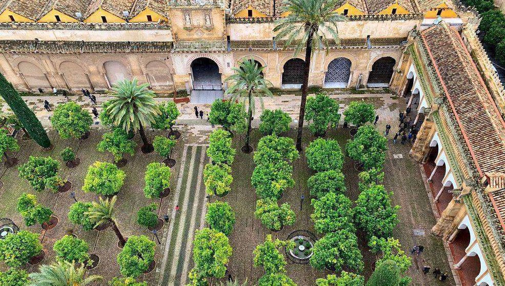 Patio de los Naranjos en la Mezquita de Córdoba. (www.pinterest.com)