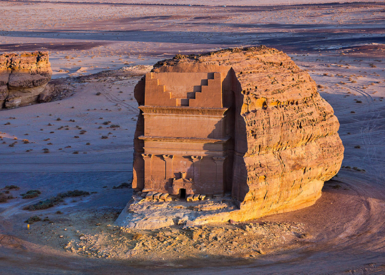 Una imagen del sitio de Al Ulla en la provincia de Medina. (Royal Commission for Al Ula)