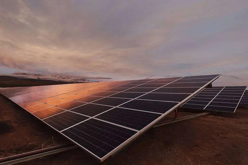 Paneles solares de Acciona. (Cedida)