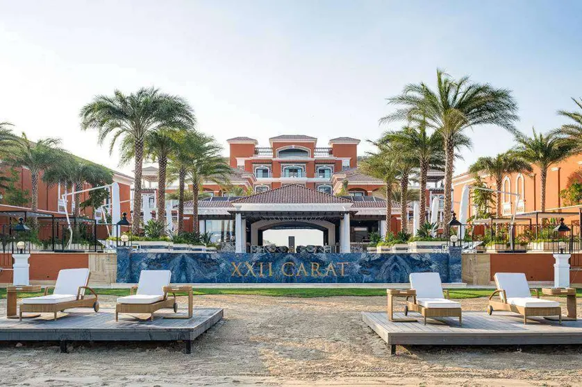 Una imagen de la villa en Palm Jumeirah.