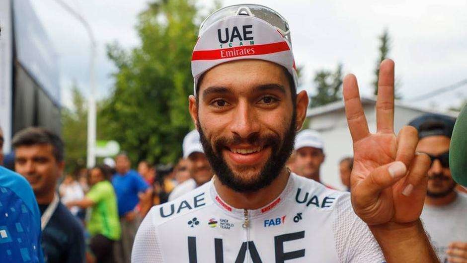 El ciclista colombiano Fernando Gaviria. (Emirates UAE Team)