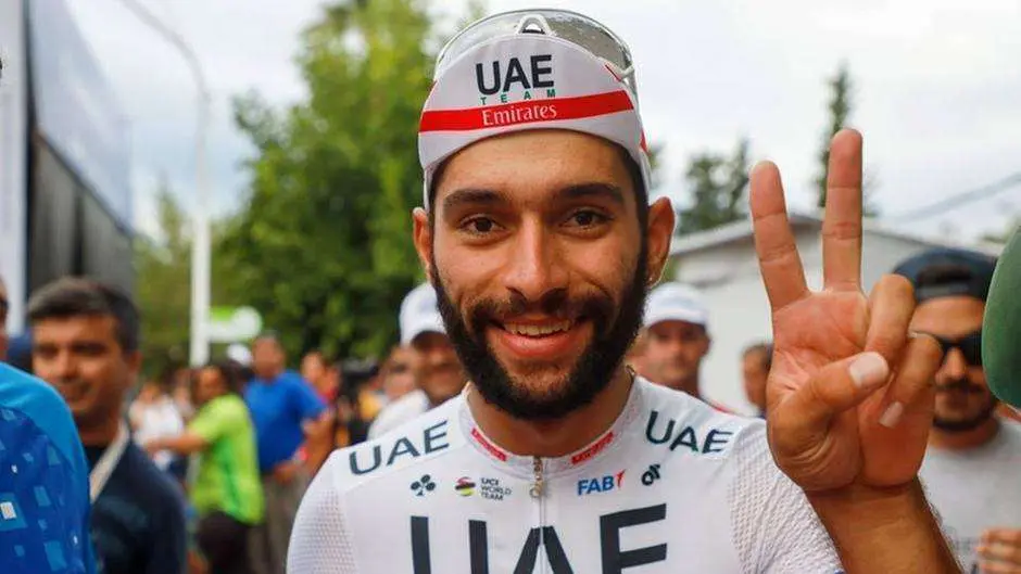 El ciclista colombiano Fernando Gaviria. (Emirates UAE Team)