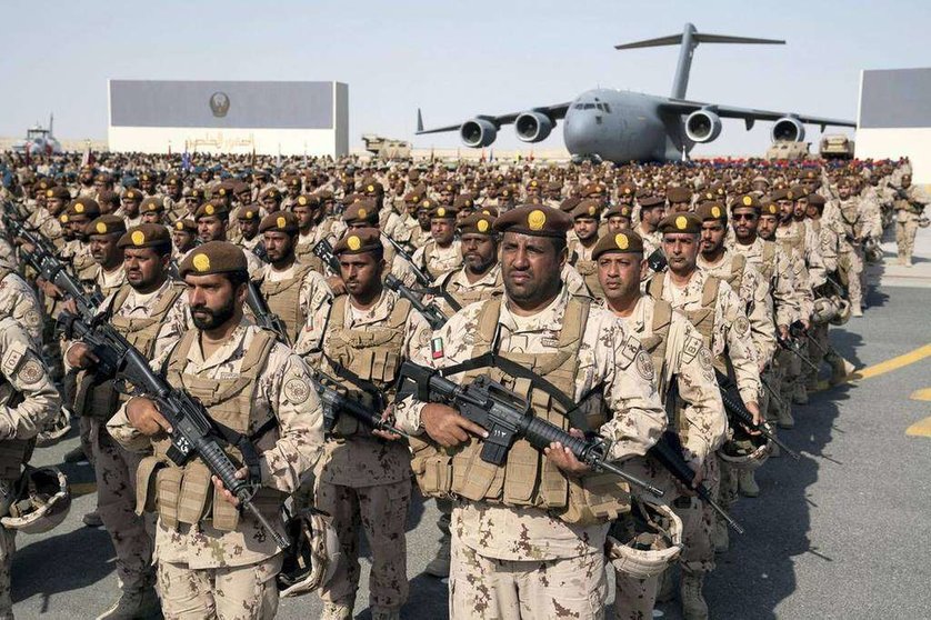 Una representación del Ejército de EAU. (WAM)