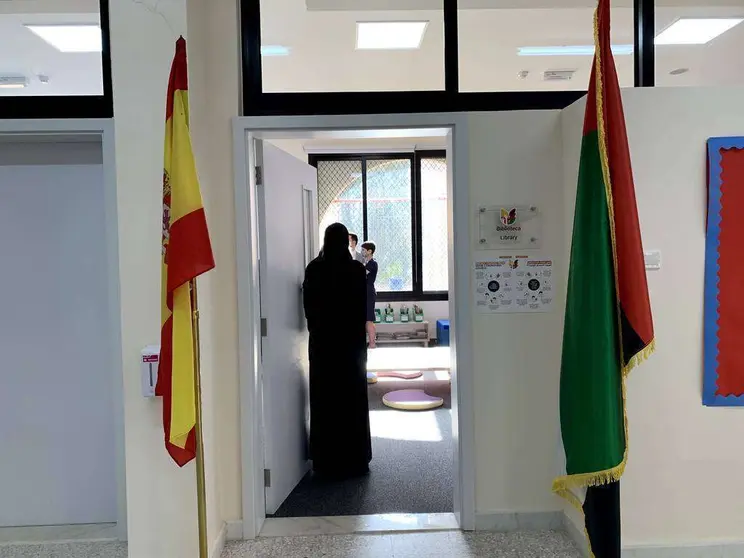 Una imagen del Colegio Español de Abu Dhabi. (EL CORREO)