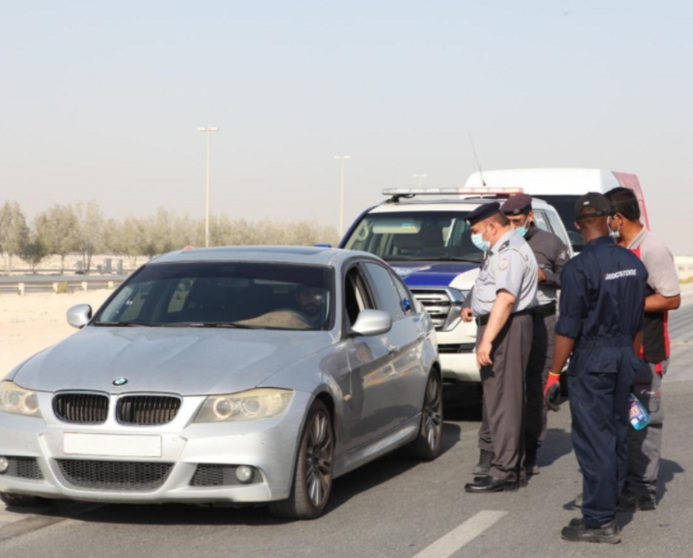 Una imagen de la Policía de Abu Dhabi de su perfil de Twitter.