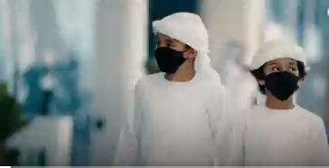 Una captura del vídeo publicado por la Oficina de Medios de Abu Dhabi.