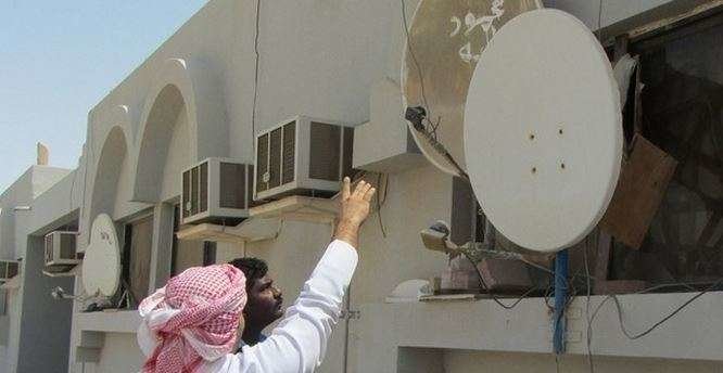 Antenas en Emiratos Árabes. (Fuente externa)