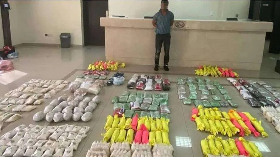 Una banda fue atrapada con 573.000 pastillas de Captagon en 2020. (Policía de Abu Dhabi)