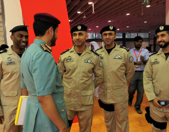 Policías de Emiratos Árabes Unidos. (EL CORREO)