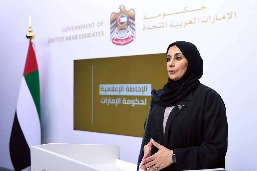 La doctora Farida Al Hosani, portavoz del Sector de Salud de EAU. (WAM)