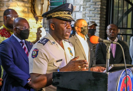 El director general de la policía de Haití, Leon Charles. (Fuente externa)