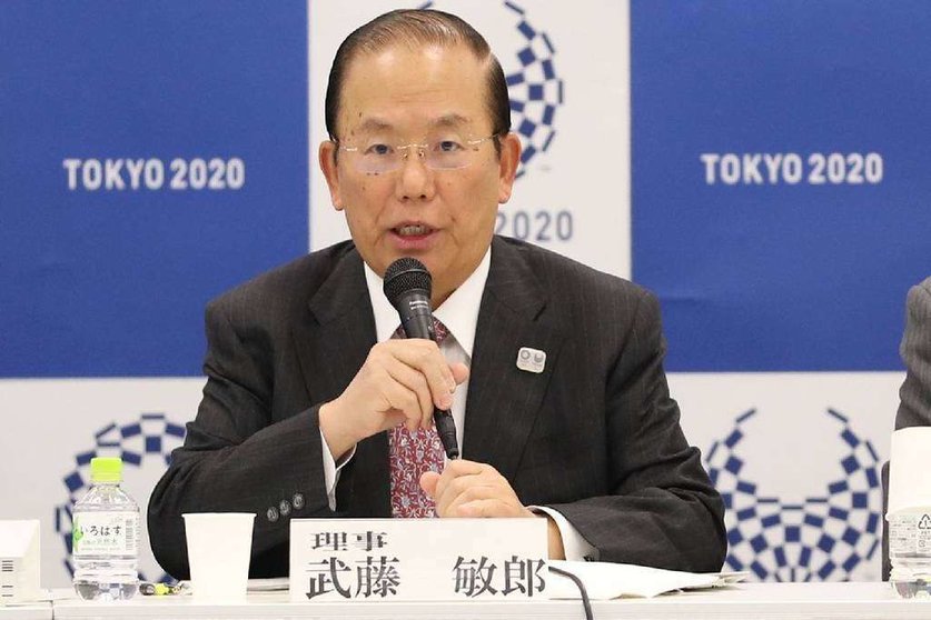  Toshiro Muto, director ejecutivo del comité organizador de los Juegos Olímpicos de Tokio. (Twitter)