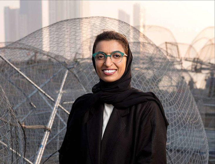 Noura bint Mohammed Al Kaabi, ministra de Cultura y Juventud de Emiratos Árabes. (WAM)