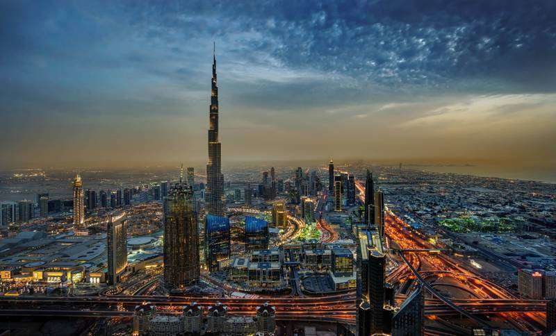 Una vista del Burj Khalifa, la torre más alta del mundo, en el centro del distrito Downtown Dubai. (Emaar)