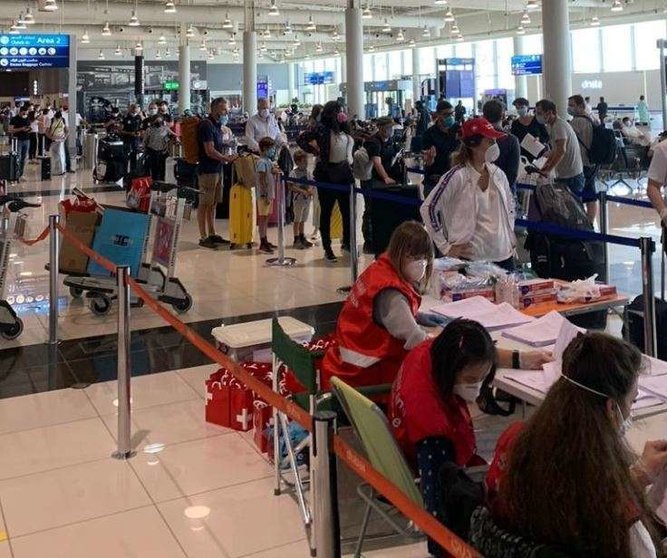 Una imagen del aeropuerto de Dubai. (WAM)