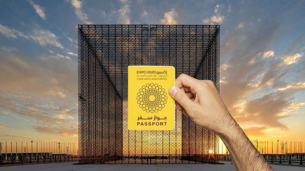 Una imagen del pasaporte Expo 2020 Dubai. (WAM)