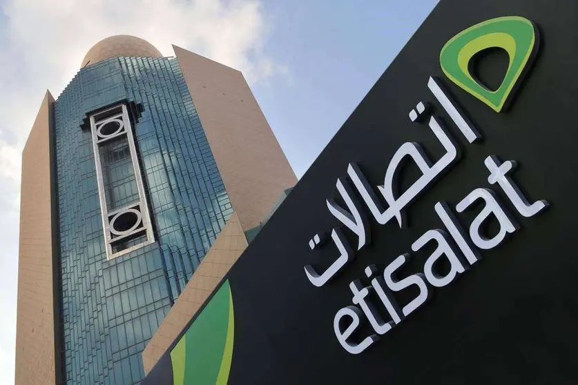 Un edificio de Etisalat en Emiratos Árabes. (WAM)