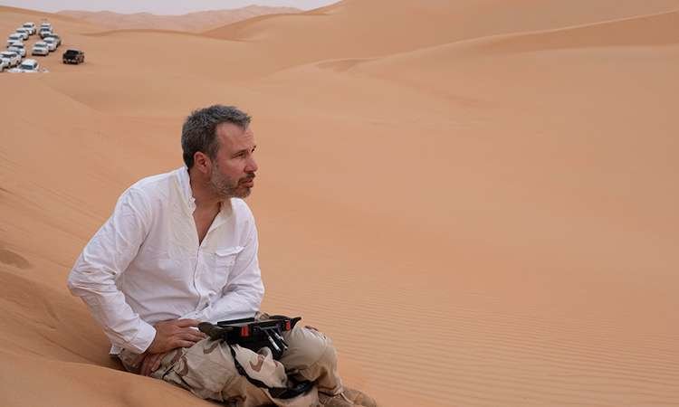 Imágenes exclusivas del detrás de cámaras publicadas en el rodaje de 'Dune' en Abu Dhabi.