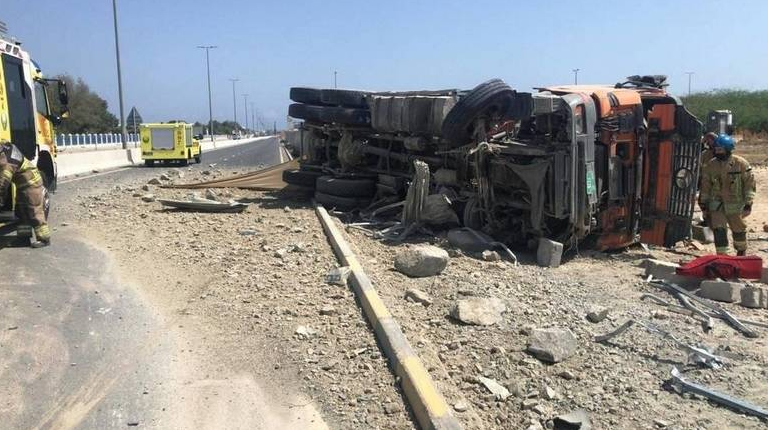 La policía difundió una imagen del accidente.