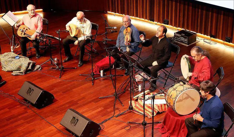 Artefactum, durante su actuación en Terra Auditorium. (EL CORREO)